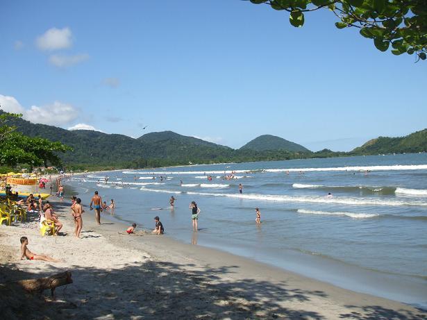 Aptos Familia Com Ar Condicionado Ubatuba Praia Pereque Acu Kültér fotó